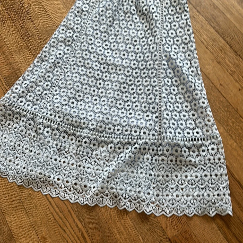 J Crew Daisy Lace Dress Light Blue - Picture 5 of 8